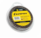 Леска для триммера Champion C7085, диаметр 3.0 мм, длина 12 м, витой овал