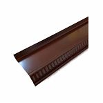 Отлив металлический, полимерное покрытие, цвет вишня, с рисунком, 90х1500 мм