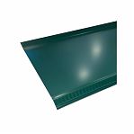 Отлив металлический, полимерное покрытие, цвет зеленый, с рисунком, 90х1500 мм