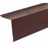 Планка торцевая коричневая 2 м