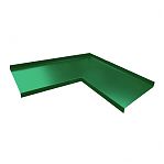 Отлив угловой внутренний 50 мм зеленый