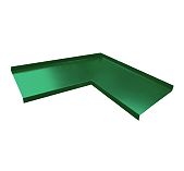 Отлив угловой внутренний 50 мм зеленый