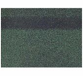 Коньково-карнизная гибкая черепица Технониколь Architect, цвет зеленый, в упаковке 5 кв.м.