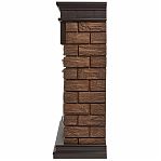 Каминный комплект Electrolux Bricks Wood 30 НС-1287018 камень темный, шпон венге 