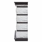 Комплект каминный Electrolux с порталом Firelight Excalibur 30 НС-1287023 камень белый, шпон венге