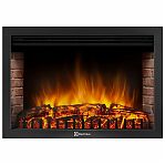 Комплект каминный Electrolux с порталом Firelight Excalibur 30 НС-1287023 камень белый, шпон венге