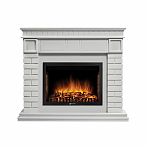 Комплект каминный Electrolux Fireliqht Bricks 25 камень белый, белая эмаль