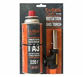 Горелка газовая с баллоном Tulips цанговая ig13-053 220 г.