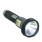 Фонарь ручной Feron TH2410  USB ZOOM 48790 с аккумулятором, серый с черным