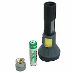 Фонарь ручной Feron TH2410  USB ZOOM 48790 с аккумулятором, серый с черным