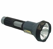 Фонарь ручной Feron TH2410  USB ZOOM 48790 с аккумулятором, серый с черным