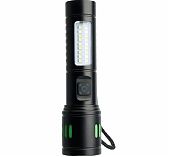 Фонарь ручной Feron TH2411 TYPE-C ZOOM 51619,  с аккумулятором, 6 режимов, черный