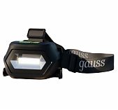Фонарь светодиодный налобный Gauss, модель GFL409, 5W, 1200mAh, 200lm, аккумулятор Li-ion, 3 режима