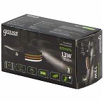 Фонарь светодиодный налобный Gauss, модель GFL412, 13W, 1200mAh, 650lm, аккумулятор Li-ion, 11 режимов