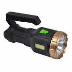 Фонарь светодиодный ручной Gauss модель GFL209, 10W, 1200mAh, 250lm, аккумулятор Li-ion, 9 режимов 