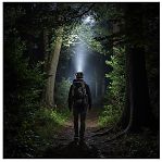 Фонарь налобный Ultraflash LED5335 15015, аккумуляторный, 5 Вт, USB, черный