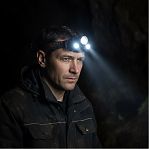 Фонарь налобный Ultraflash LED5335 15015, аккумуляторный, 5 Вт, USB, черный