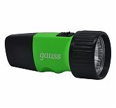 Фонарь светодиодный ручной Gauss GF103, 1 Вт, 40 Лм, 250 mAh, дальность 40 м, универсальный 