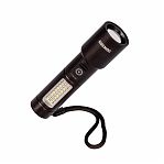 Фонарь ручной Космос KOC134Lit, аккумуляторный, 10Вт LaserLED/Li-ion 18650 1200 мАч, алюминиевый корпус, USB Type-C