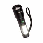Фонарь ручной Космос KOC134Lit, аккумуляторный, 10Вт LaserLED/Li-ion 18650 1200 мАч, алюминиевый корпус, USB Type-C