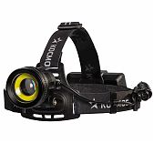 Фонарь светодиодный налобный Космос KOC855Lit, аккумуляторный, 10Вт, P50, LED/Li-ion18650, 2х1000 мАч, USB Type-C