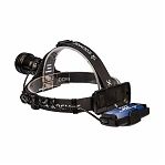 Фонарь светодиодный налобный Космос KOC855Lit, аккумуляторный, 10Вт, P50, LED/Li-ion18650, 2х1000 мАч, USB Type-C