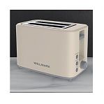 Тостер Willmark WTS-9868P бежевый, 950 Вт