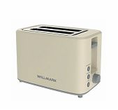 Тостер Willmark WTS-9868P бежевый, 950 Вт