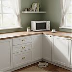 Печь микроволновая BBK 20MWS-777M/W, 20 л, 1150 Вт, механическое управление, белая