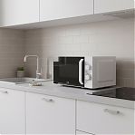 Печь микроволновая BBK 20MWS-777M/W, 20 л, 1150 Вт, механическое управление, белая