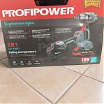 Набор электроинструментов Profipower ProfiSet-2С18 Е0092, 2в1, 18В, 2 АКБ 4 Ач, зарядное устройство, кейс