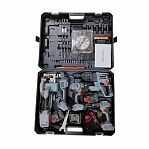 Набор аккумуляторного инструмента Profipower ProfiSet 2F18: гайковерт, циркулярная пила, перфоратор, шуруповерт, УШМ