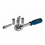 Набор головок ТРЕК TR22082, 1/4", 1/2", 6 граней, 82 предмета