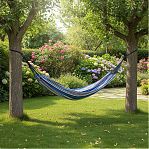 Гамак полотняный хлопковый LG12 6/7/8, с планкой, до 100 кг, 90х200х280 см