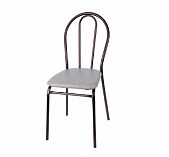 Стул New Victoria с мягким сиденьем, античная медь, серый, 35х38х87 см