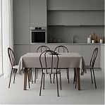 Стул New Victoria с мягким сиденьем, античная медь, серый, 35х38х87 см