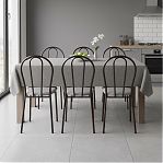 Стул New Victoria с мягким сиденьем, античная медь, серый, 35х38х87 см