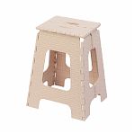 Табурет ЗПИ Альтернатива Плетенка М7092, складной, большой, бежевый, 310х350х445 мм