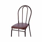 Стул кухонный New Victoria с мягким сиденьем, античная медь/шоколад 35х38х87 см