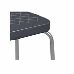 Табурет Nika Haushalt НТ3/C, мягкое квадратное сиденье, 320х320 мм, темно-серый