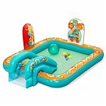 Игровой центр Bestway Retro Groove Play пляжный мяч, 5 мячей 189 л, 74х152х193 см