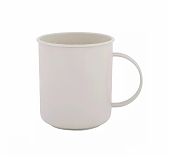 Кружка Plast Team пластик, пепельный жемчуг, 78х87х105 мм, 300 мл