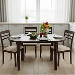 Стол Стандарт Пластик, овальный, пластиковый, шоколадный, 71х80х140 см