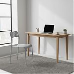 Стул Nika Ника7 СТ7/Б, белый матовый, жесткое сиденье, металлокаркас, 410х475х780 мм