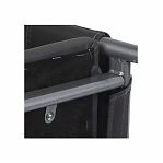 Стул Джокер 492468, 390х370х430 мм, темный графит на серебре, сиденье квадратное, на металлических ножках