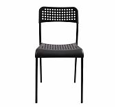Стул Nika Ника 7 СТ7/Ч, черный матовый, жесткое сиденье, металлокаркас, 410х475х780 мм