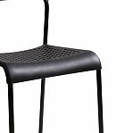 Стул Nika Ника 7 СТ7/Ч, черный матовый, жесткое сиденье, металлокаркас, 410х475х780 мм