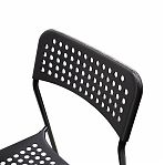 Стул Nika Ника 7 СТ7/Ч, черный матовый, жесткое сиденье, металлокаркас, 410х475х780 мм