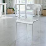 Стул Nika Ника 7 СТ7/С, серый матовый, жесткое сиденье, металлокаркас, 410х475х780 мм