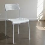 Стул Nika Ника 7 СТ7/С, серый матовый, жесткое сиденье, металлокаркас, 410х475х780 мм